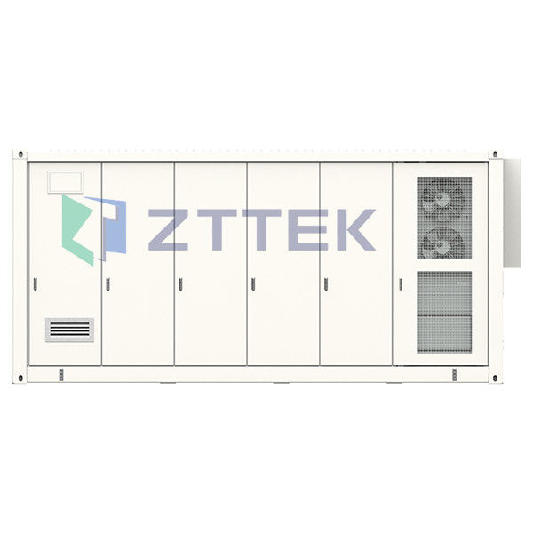 Sistema de almacenamiento de baterías de energía de 20 ft ZT-ESS-1720-51280 banco de baterías lado CC
