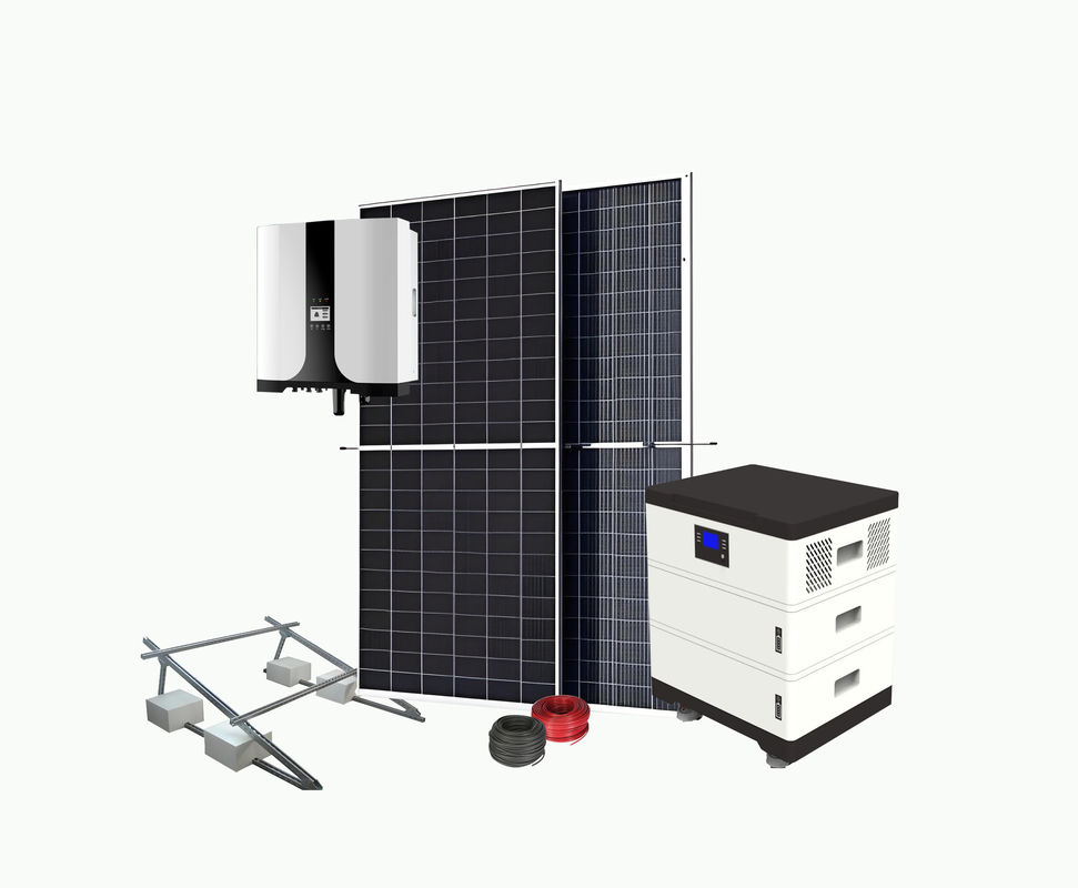Microgrid fuera de la red eficiente con almacenamiento LFP 8kw 14kwh AC 1fase 220V salida
