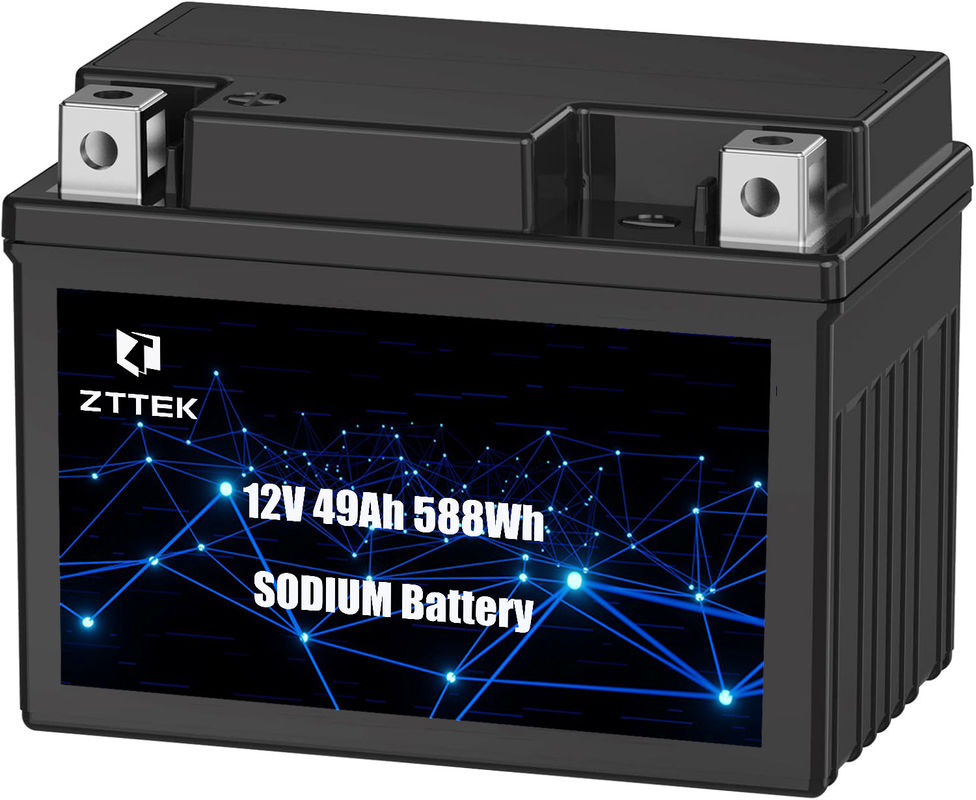 Batería de sodio H9 12V49AH para potencia de agrietamiento de máquinas de construcción de vehículos y grupos electrógenos diesel